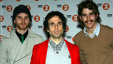 The Hoosiers, Irwin Sparkes in centre.